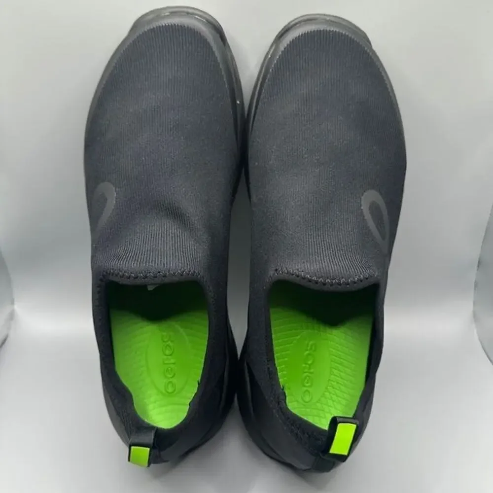 OOFOS OOmg Sport Low Womens Size 9.5 Black Casual Walking Slip On Recovery Shoes